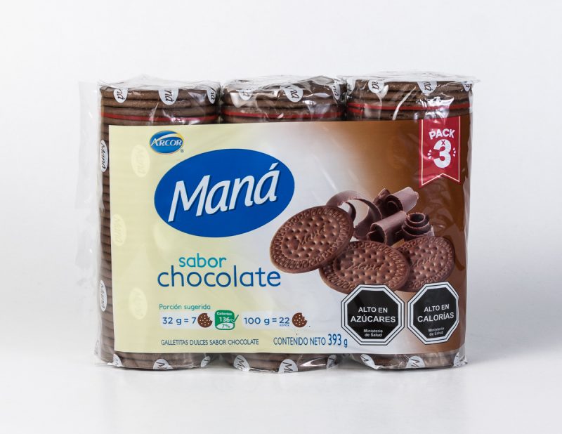 Galleta Mana chocolate pack 393 grs